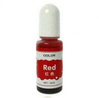Краситель 01 Колер для смолы прозрачный Красный Red (Transparent Colorant)(10мл)