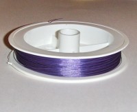 Ювелирный тросик ланка струна 0,3мм №21 фиолетовая (5м)