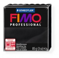 Полимерная глина FIMO Professional Черный 8004-9 (85г)