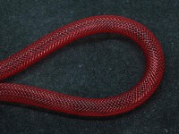 Нейлоновая ювелирная сетка 4мм красная (шнуры) (1м)