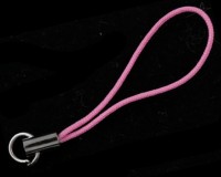 (СКИДКИ!!!) Шнурок для мобильного телефона 03 без карабина 45мм розовый (5ШТ.)
