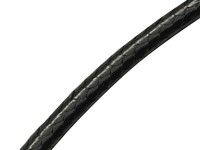 Вощёный полиэстеровый шнур "корейский" 2,5мм черный (1м)