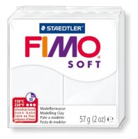 Полимерная глина FIMO Soft Белый 8020-0 (57г)