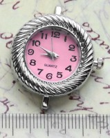 Заготовка для часов 172 31*27*8,5мм цвет платины+розовый (часы)