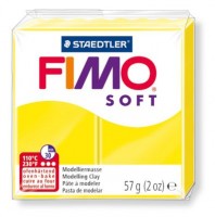 Полимерная глина FIMO Soft Лимонный 8020-10 (57гр)