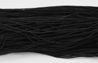 (СКИДКИ!!!) Шнур эластичный 03 Шляпная резинка 1мм чёрный (ок.25м)