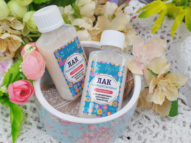 Лак Артефакт глянцевый полиуретановый на водной основе (35мл)