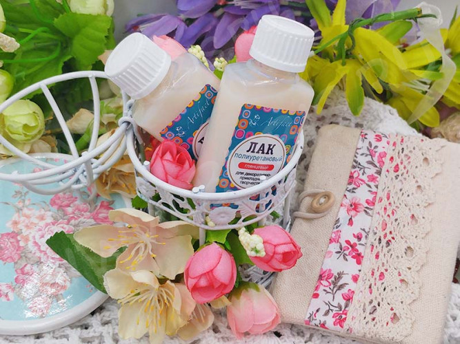 Лак Артефакт глянцевый полиуретановый на водной основе (35мл)