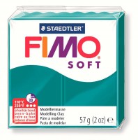 Полимерная глина FIMO Soft Темная бирюза 8020-36 (57гр)