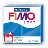 Полимерная глина FIMO Soft Синий 8020-37 (57гр)
