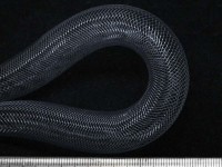 Нейлоновая ювелирная сетка 16мм серая (шнуры) (1м)