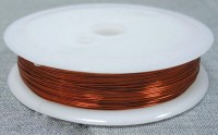 Проволока медная 05 толщина 0,5мм медно-красная (Copper) (9,5м)