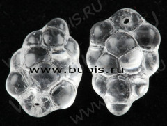 Подвеска Виноград 16*10*7мм прозрачный (Чешское стекло)