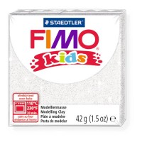 Полимерная глина FIMO Kids Блестящий белый 8030-052 (42г)