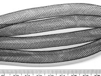 Нейлоновая ювелирная сетка 10мм чёрная (шнуры) (1м)