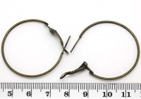 Швензы-кольца №01 35*1,2мм античная бронза (Iron) (1пара)
