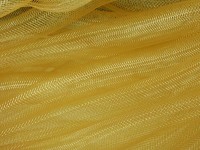 Нейлоновая ювелирная сетка 16мм золотистая (шнуры) (1м)