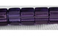 Бусина Кубик 07 4,3*4,3*4,3мм фиолетовый прозрачный (стекло) (20шт.)