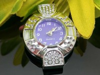 Заготовка для часов 174 29*24,5*7,3мм цвет платины+фиолетовый (часы)