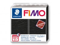Полимерная глина FIMO Leather-Effect черный 8010-909 (57г)