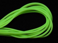 Полиуретановый шнур 03 2мм ПОЛЫЙ (1мм) зелёный неоновый салатовый (1м)