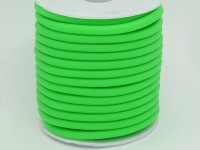 Полиуретановый шнур 07 5мм ПОЛЫЙ (3мм) зеленый (1м)