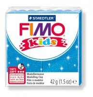 Полимерная глина FIMO Kids Блестящий синий 8030-312 (42г)