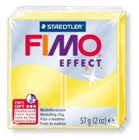 Полимерная глина FIMO Effect Полупрозрачный желтый 8020-104 (57г)