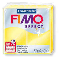 Полимерная глина FIMO Effect Полупрозрачный желтый 8020-104 (57г)