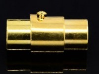 Магнитный замочек №36 слайдер лифт для вклеивания 4мм 16*7*6мм золотистый (Brass)