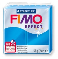 Полимерная глина FIMO Effect Полупрозрачный синий 8020-374 (57г)