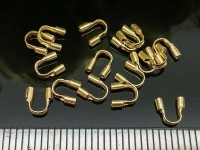 Защита ланки 01 протектор от перетирания нити и лески 4*5*1мм латунь (Brass) (50шт.)