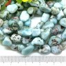 (ОПТ) Бусина каменная Бесформенная 12 6-12*5-8мм Ларимар натуральный (камни LUX) (НИТЬ 40см) Купить (ОПТ) Бусина каменная Бесформенная 12 6-12*5-8мм Ларимар натуральный (камни LUX) (НИТЬ 40см) с доставкой по России