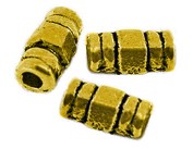 (СКИДКИ!!!) Бусина 126 Трубочка 18 маленькая Винт с гайкой 6*3*3мм античное золото (литьё) (10шт.)
