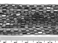 Цепочка I064 с прямоугольным звеном 4,5*2,5мм чёрный никель (Iron) (50см)