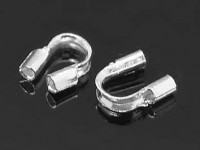 Защита ланки или нити от перетирания 02 925 4*5*1мм серебристая (Sterling Silver) (2ШТ.)