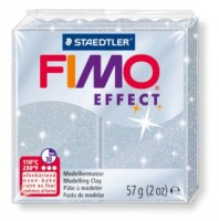 Полимерная глина FIMO Effect Серебряный с блестками 8020-812 (57г)
