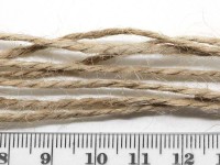 Шпагат 02 джутовый 1,5-2мм св.коричневый (шнуры) (10м)