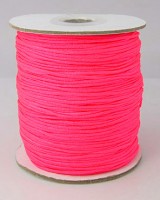 Нейлоновый шнур 08 1мм неоновый яр.розовый (1м)
