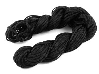 Нейлоновый шнур 09 1,5мм чёрный (1м)