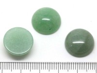 Кабошон каменный 040 Круг 16*16*6мм Авантюрин зелёный натуральный (камни)