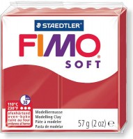 Полимерная глина FIMO Soft Рождественский Красный 8020-2P (57гр)