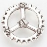(СКИДКИ!!!) Подвеска Шестерёнка 19 двусторонняя 12*12*1мм античное серебро (литьё) (Steampunk) (10шт.) Купить (СКИДКИ!!!) Подвеска Шестерёнка 19 двусторонняя 12*12*1мм античное серебро (литьё) (Steampunk) (10шт.) с доставкой по России