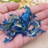 Подвеска Дельфинчик 02 38*20*3,5мм т.голубой (Lampwork) Купить Подвеска Дельфинчик 02 38*20*3,5мм т.голубой (Lampwork) с доставкой по России
