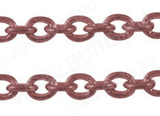 Цепочка I022 с простым плетением звено 2*1,7мм античная медь (Iron) (50см)