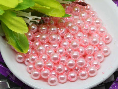 Бусина Округлая 16 &quot;Жемчуг&quot; 6мм розовый (акрил) (20шт.)