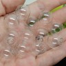 Купить Пузырь стеклянный 39 Сфера с одним отверстием (4-5мм) 16*15мм прозрачный (стекло) с доставкой по России