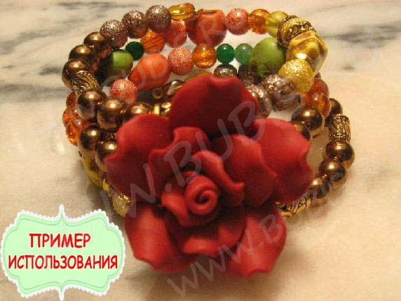 Мемори проволока - пружина - основа для браслета 65*0,6мм цвет платины (10 витков)