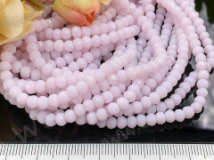 (СКИДКИ!!!) Бусина кристалл гранёный абакус 4,3*4*3,5мм св.розовый непрозрачный (имитация Сваровски) (100шт.)