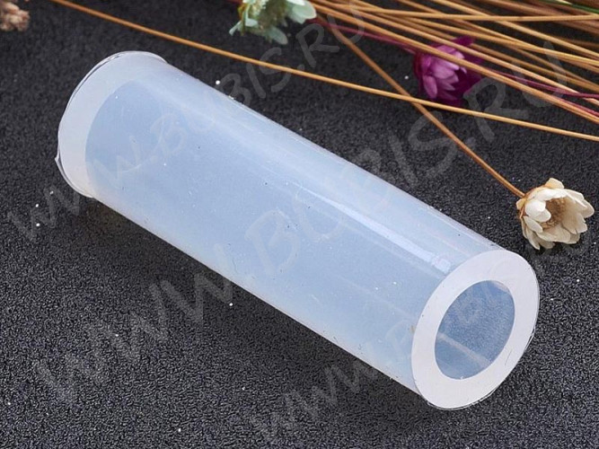 Молд 043 для эпоксидной смолы Кристалл Цилиндр 49*14мм (силикон)